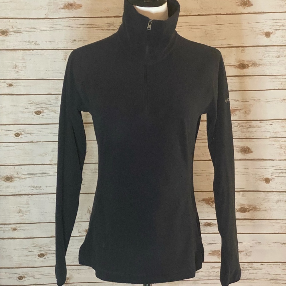Columbia fleece quarter zip pullover top